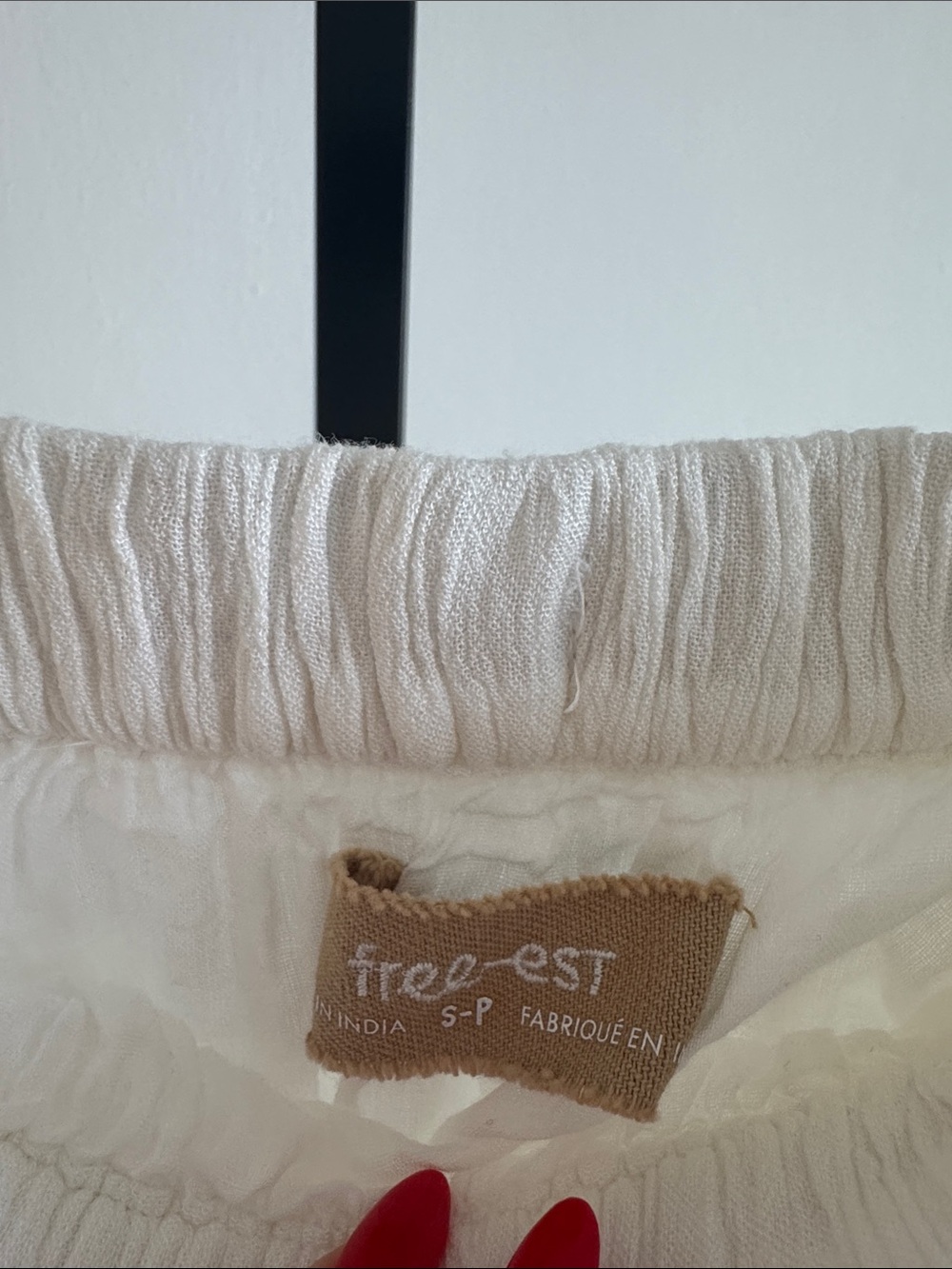 Free People Swept Away Maxi Skirt Size Small S/P in Clean Ivory - Boho Crochet - Picture 13 of 13